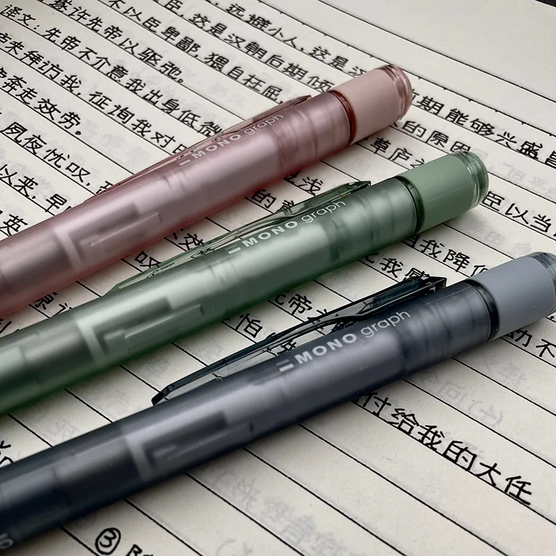 Японский автоматический набор карандашей TOMBOW MONO, дымчатый, со стабилизацией, 0,5 мм, товары для студентов (art.: 3920bf79c06ab) - 3920bf79c06ab