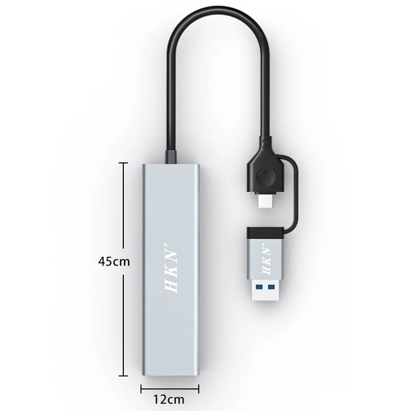 HKN USB 3.0 Тип C к Ethernet-адаптеру RJ45 Сетевая карта 1000 Мбит/с Конвертер в гигабитный
