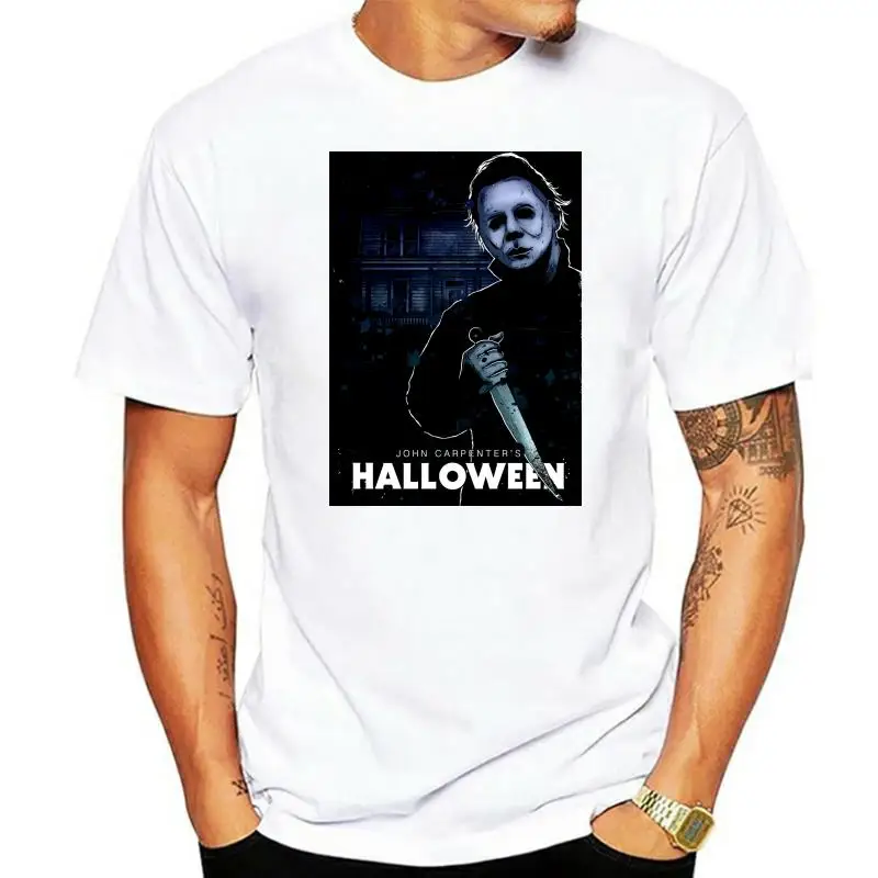 

Halloween V5 John Carpenter poster 1978 T-Shirt (BLACK) ALL SIZES S-5XL