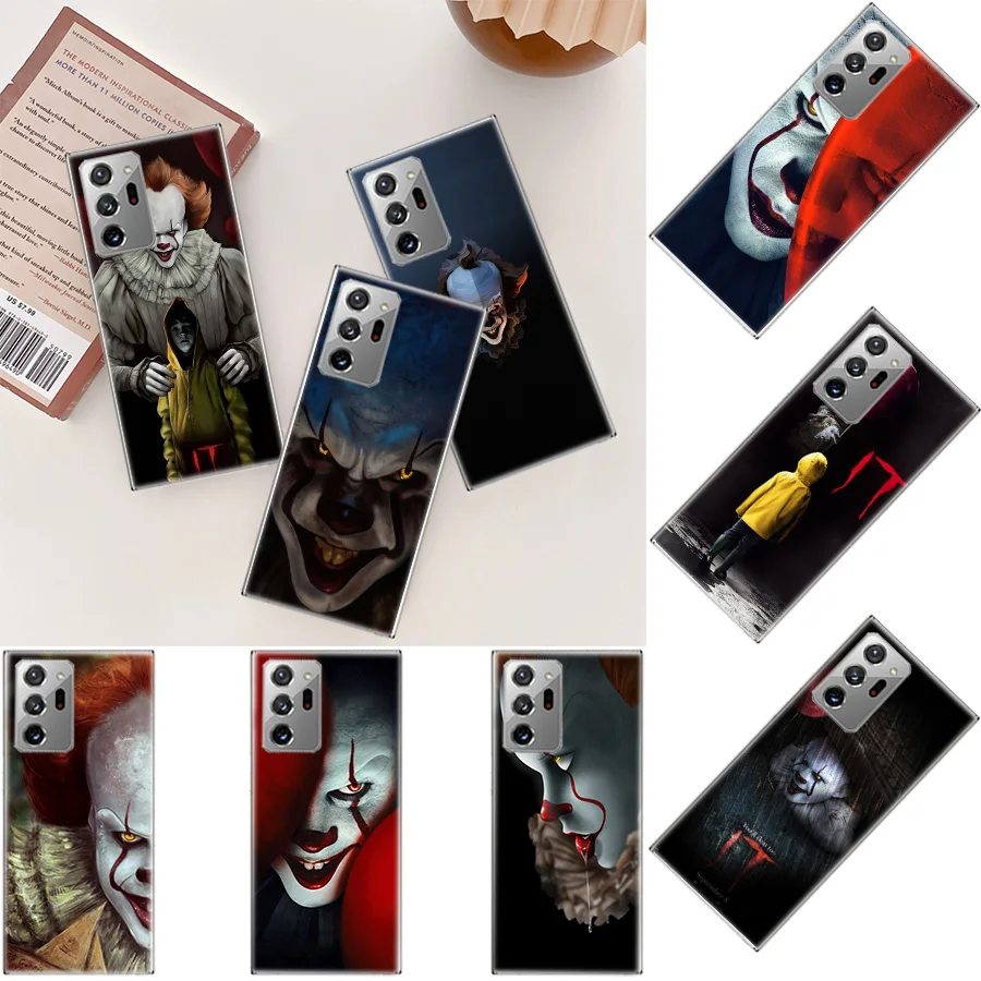 

Horrible Movie Pennywise Phone Case For Galaxy M52 M51 M31 M31S M12 M11 Samsung Note 20 Ultra 10 Lite 9 8 F52 F62 J8 J6 J4 Plus