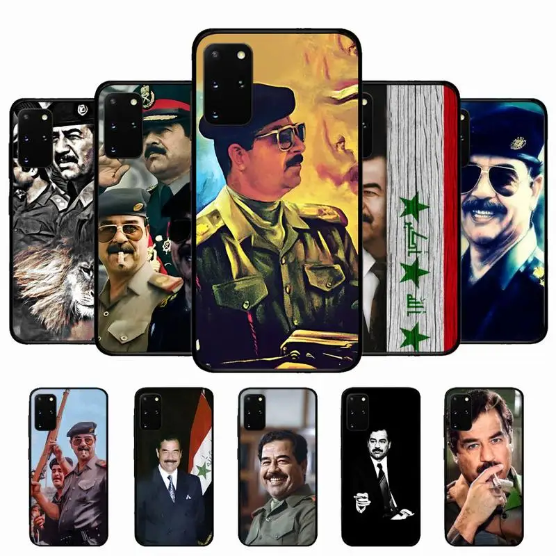 

Saddam Hussein Iraq Phone Case for Samsung S10 21 20 9 8 plus lite S20 UlTRA 7edge