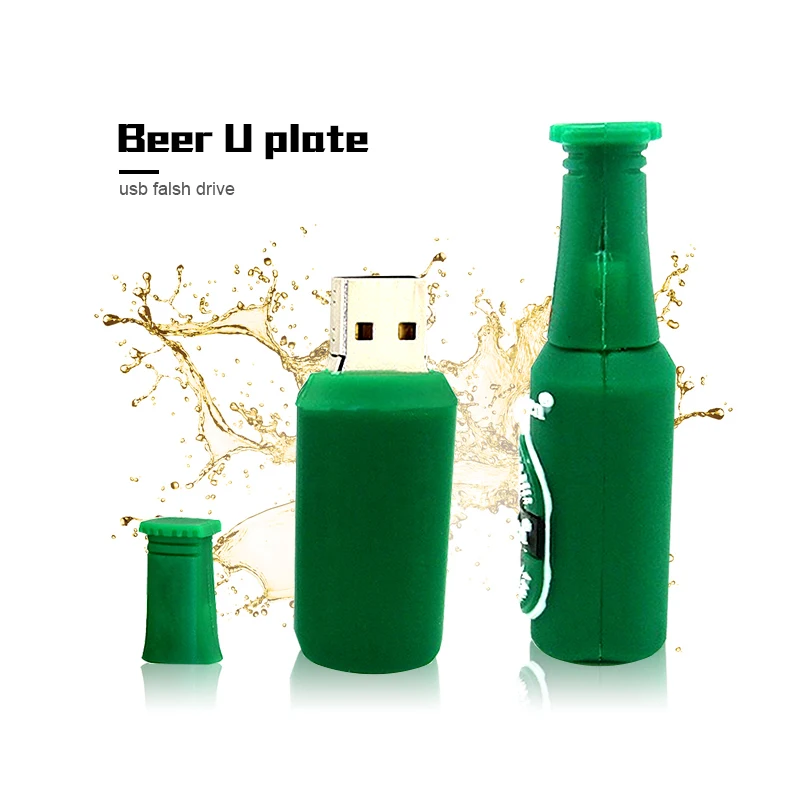 

USB-флеш-накопитель в виде бутылки с пивом, 8-64 Гб