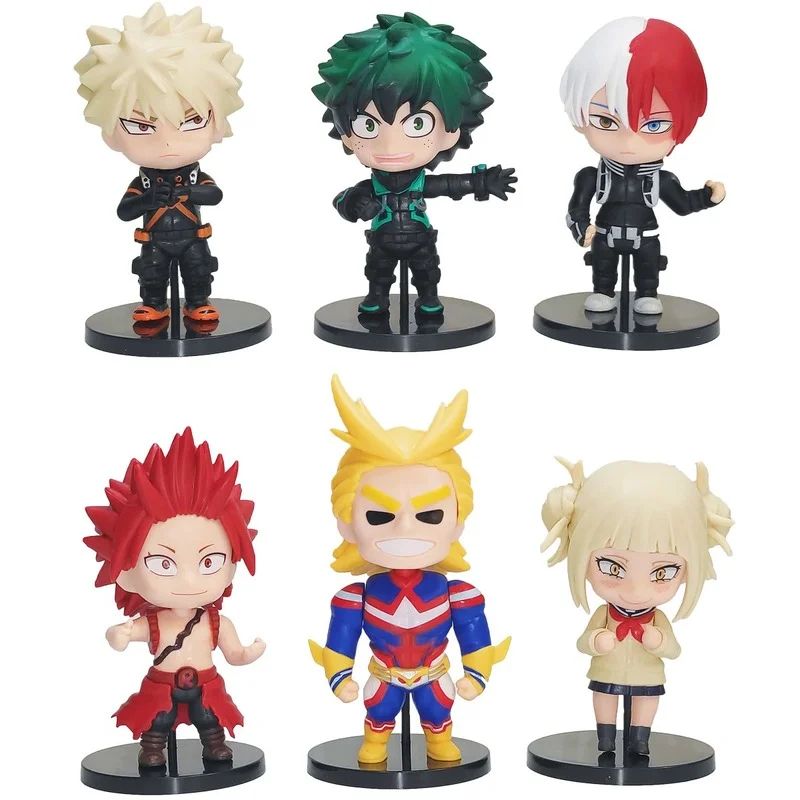 My Hero Academia Anime Figure Cross My Body Figurine Midoriya Izuku Action Figures Todoroki Shoto PVC Model Himiko Toga Dabi Toy