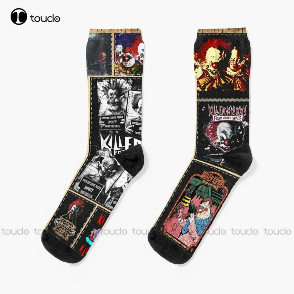 

Killer Klowns From Outer Space Socks Football Socks Unisex Adult Teen Youth Socks Design Cute Socks Creative Funny Socks