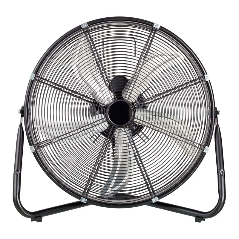 

inch High Velocity Drum Fan with Wall Mount, Black