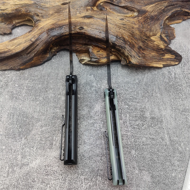 Новый складной нож sitive ST136 Real D2 карманный резец С флиппером и рукояткой G10 для