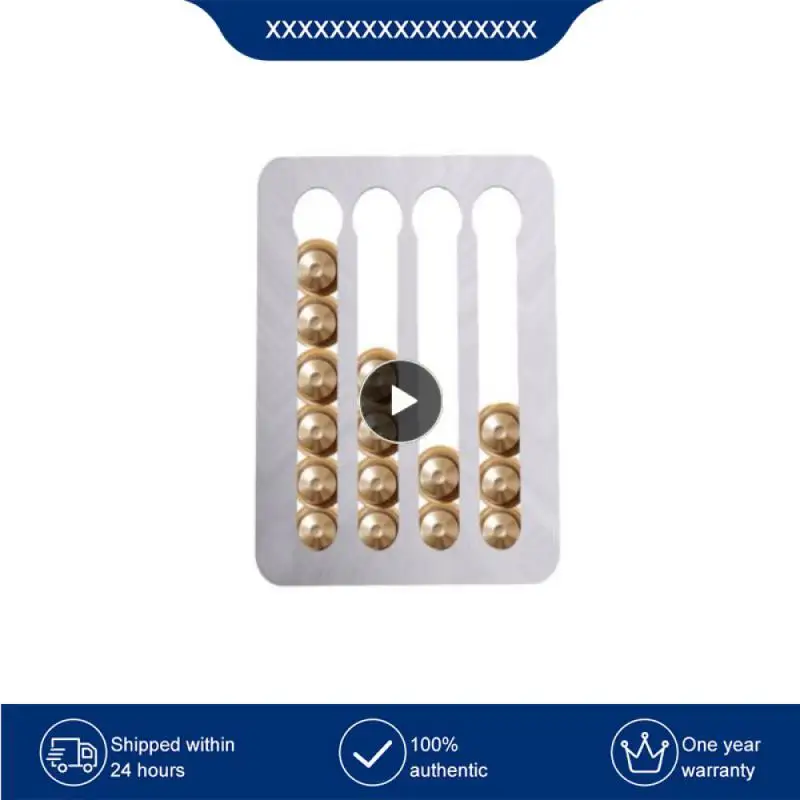 

Nespresso capsule storage rack kitchen cabinet tile restaurant wall type storage aluminum bracket can accommodate 24/40