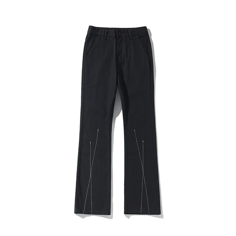 Джинсы LAPPSTER Y2k мужские многослойные уличная одежда штаны из денима с низкой