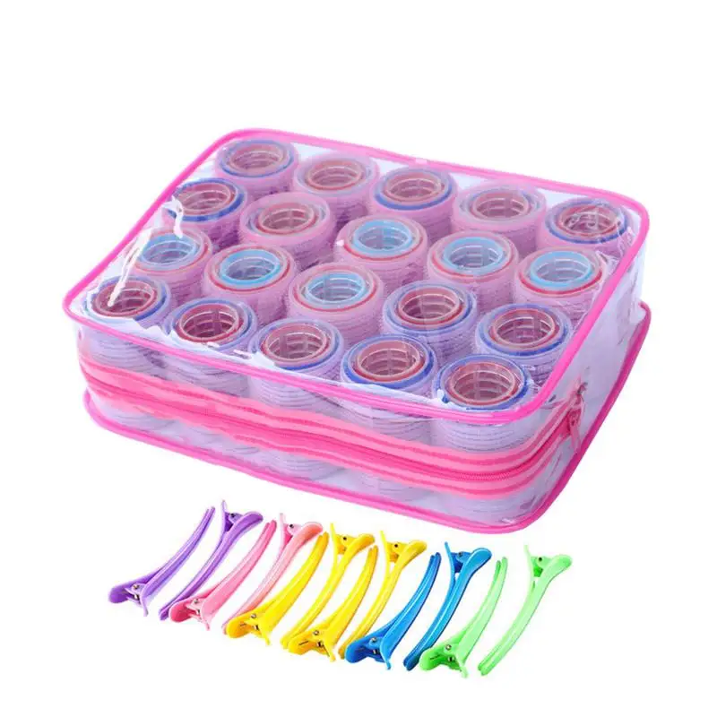 

3 Size Salon Hair Dressing Curlers Hair Rollers With Clips Styling Tools Self Holding Hair Curlers Tool 36/48/96/120pcs