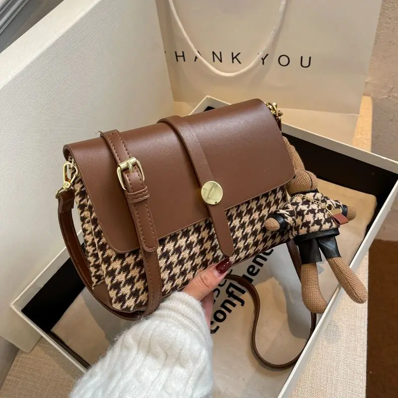 

Dropshipping popular women's 2022 new foreign style Joker shoulder bag spring and summer texture messenger bag crossbody bags