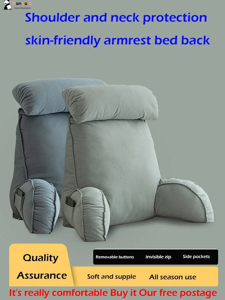 Cushion Comfort Bed Decoration For All Seasons Home Decoration Back Neck Shoulder Protection Bedside Cushion