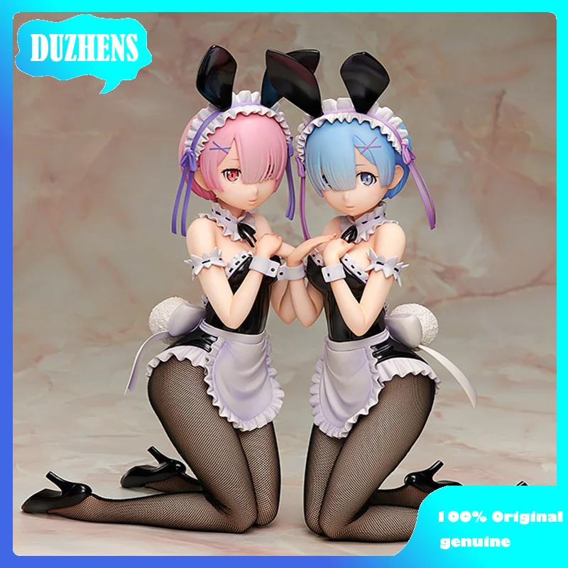 

FREEing Original:REM RAM kneeling position Bunny 1/4 PVC Action Figure Anime Figure Model Toys Figure Collection Doll Gift