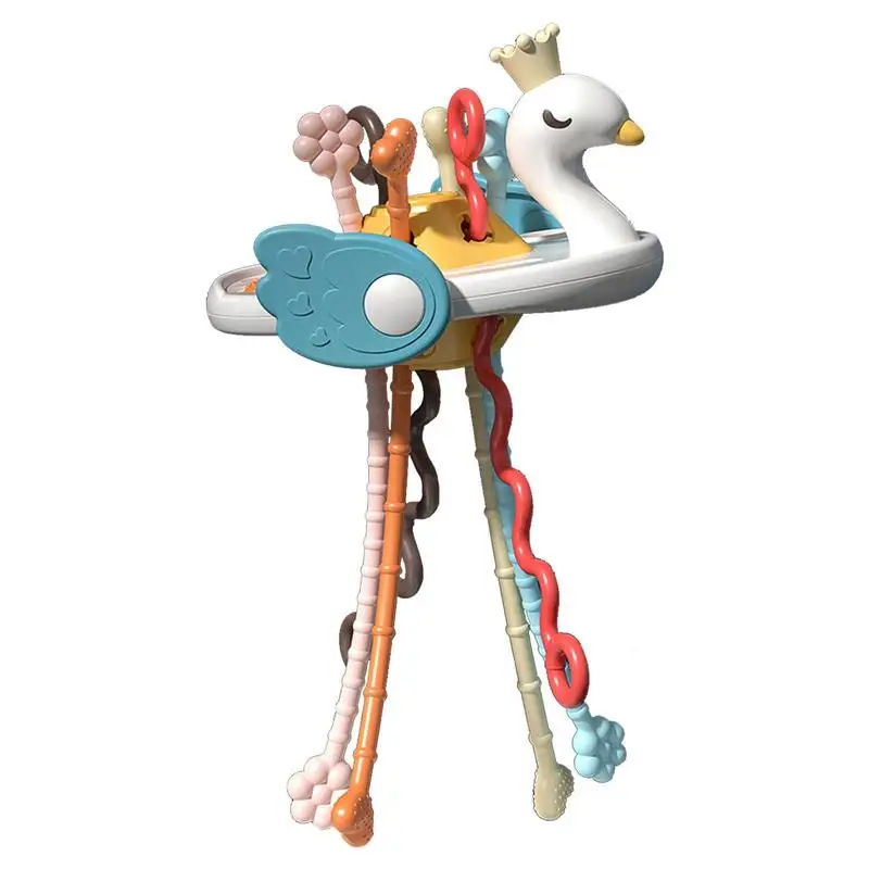 

Монтессори, сенсорное развитие, детские игрушки, тянущаяся нить для пальцев, искусственное прорезывание зубов 1-3 детей