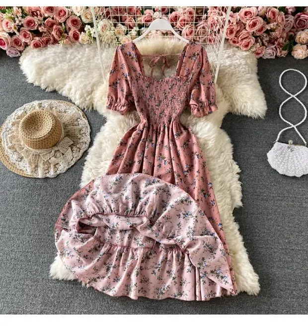 Мини-платье женские платья трапециевидной формы Vestidos с квадратным воротником и