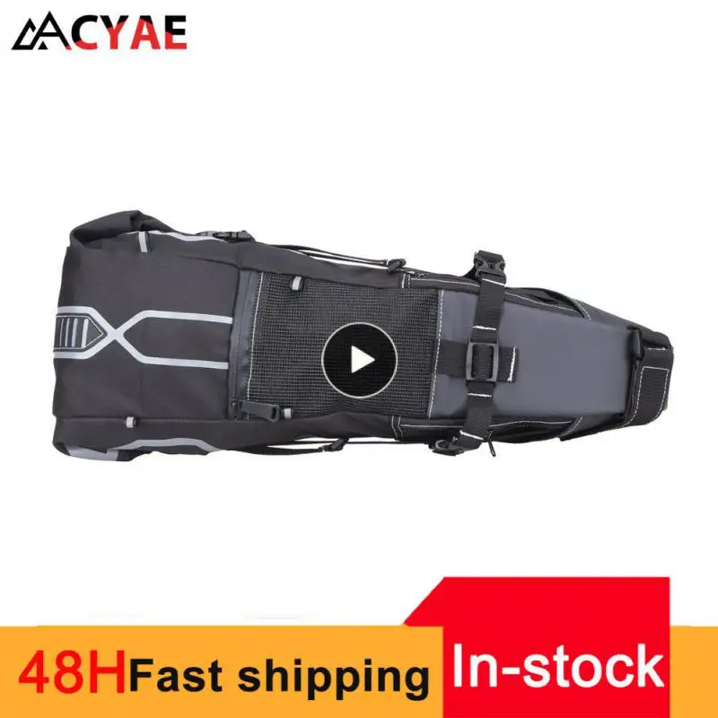 

Waterproof Bicycle Tail Bag Durable Mtb Saddle Bag Strong Support Portable Saddle Backpack Cycling Accessories Reflective