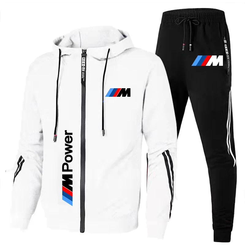 Мужской спортивный костюм BMW M Power Logo Спортивный Мужская осенняя толстовка с