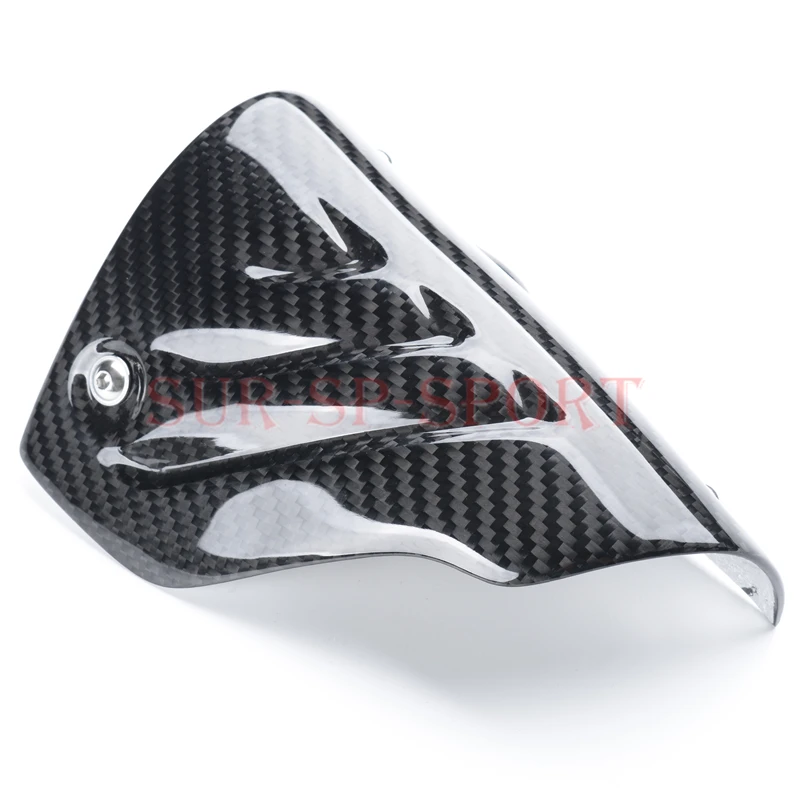 Фото Для BMW S1000RR 2020 + AKrapovic теплозащитный экран крышка выхлопной трубы мотоциклетная защита полностью углеродное волокно 100% №1