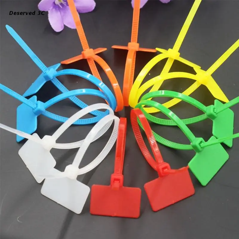 

250 pcs Tie Wraps Cable Ties Fasteners Wire Zip Strap Cord Plastic Durable