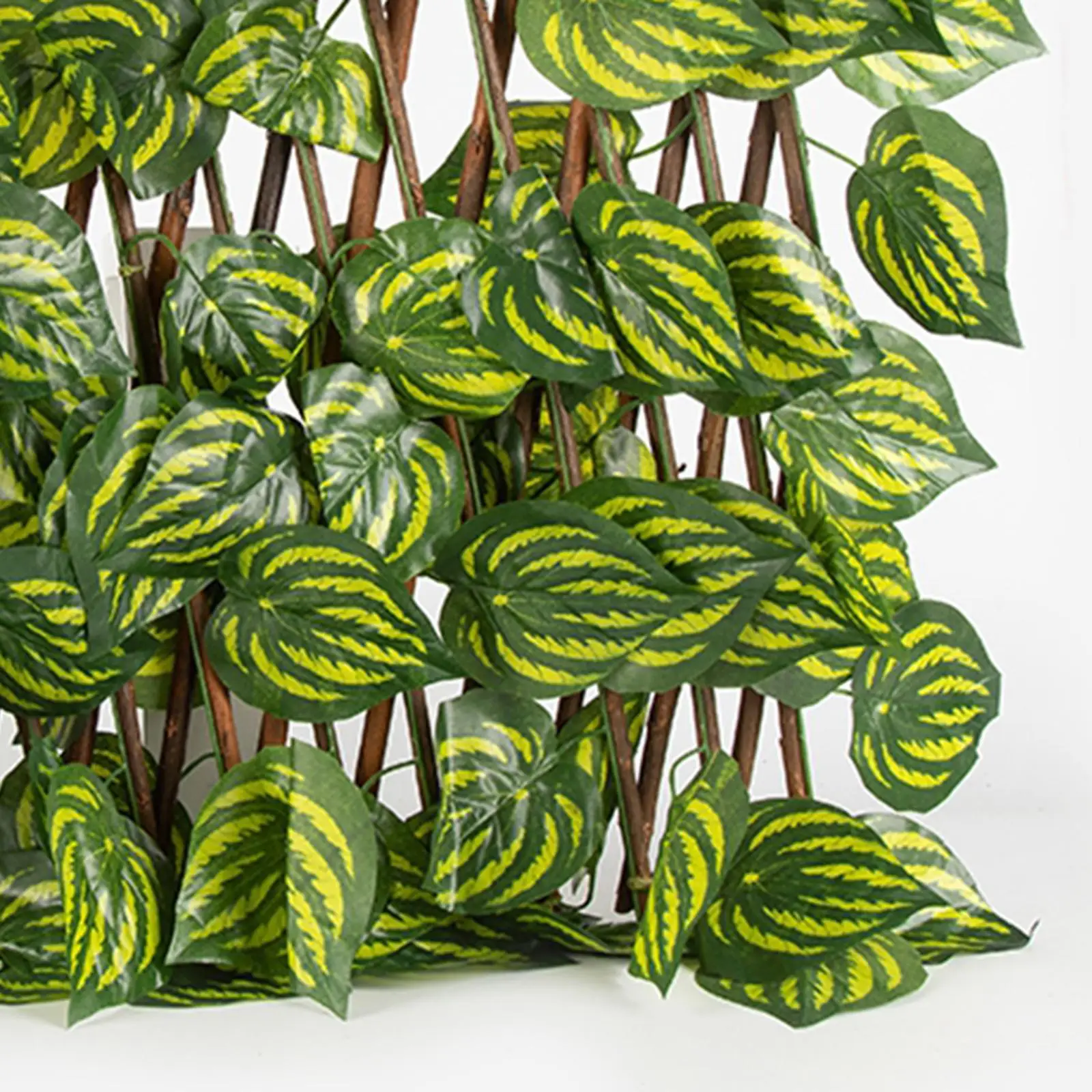 Садовый забор экран конфиденциальности с искусственными растениями декор для