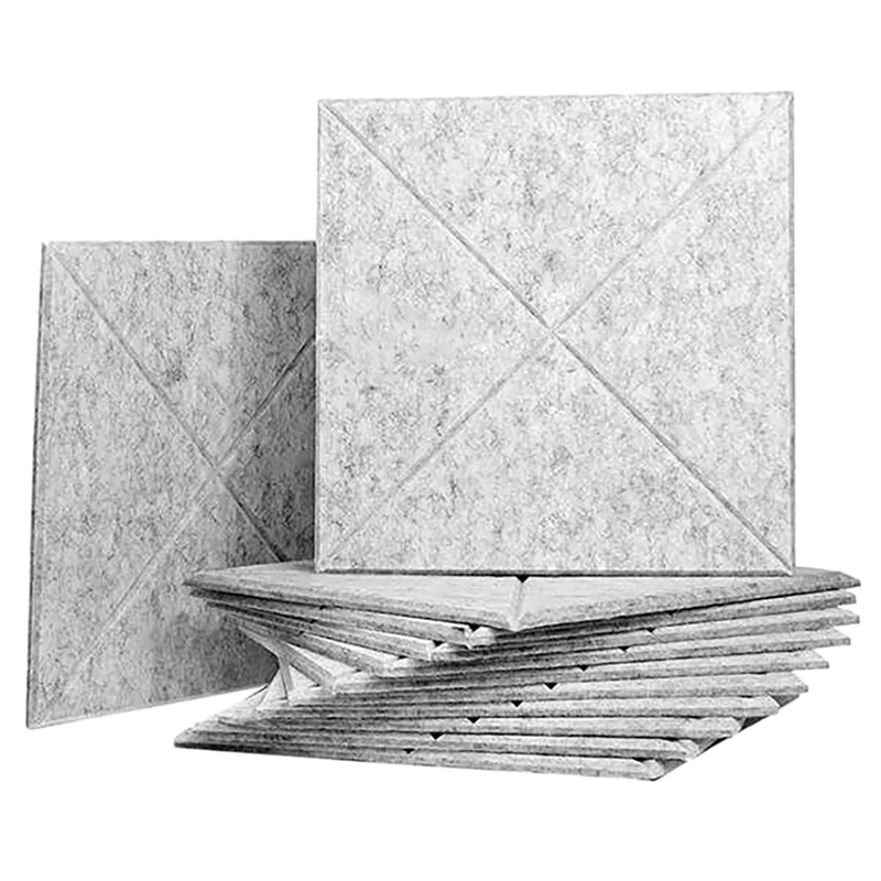 

12 Pack Acoustic Panels Beveled Edge Soundproof Foam Panels,Sound Proofing Padding Acoustic Treatment For Studio