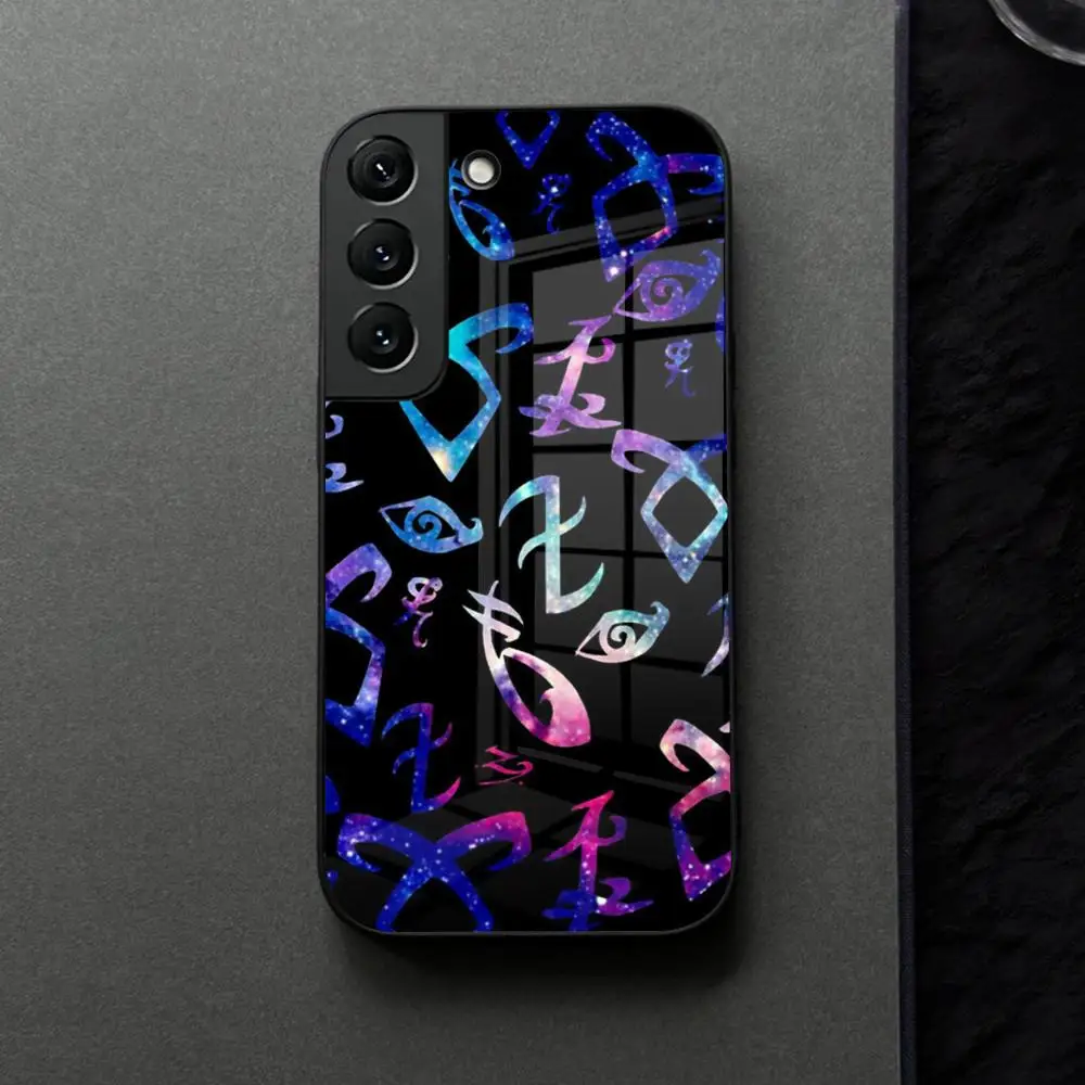 Фото Чехол для телефона Shadowhunters, стеклянный, для Samsung Galaxy S21 S26 S25 S22 S20 S24 S23 Ultra Fe Plus A16 A34 A54 A24 A53 Coque №4