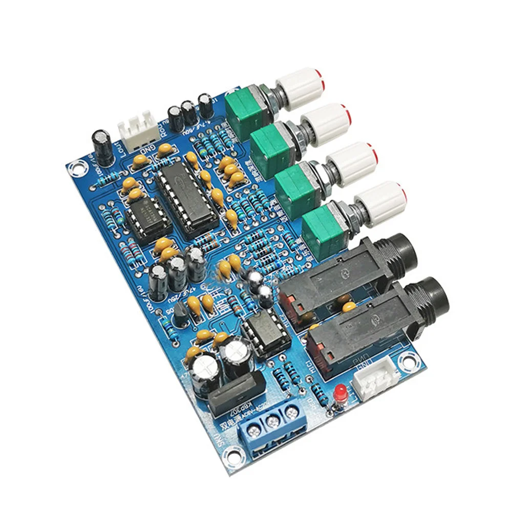 Цифровой микрофон PT2399 лупа для караоке доска реверберации OK модуль двойной AC12V