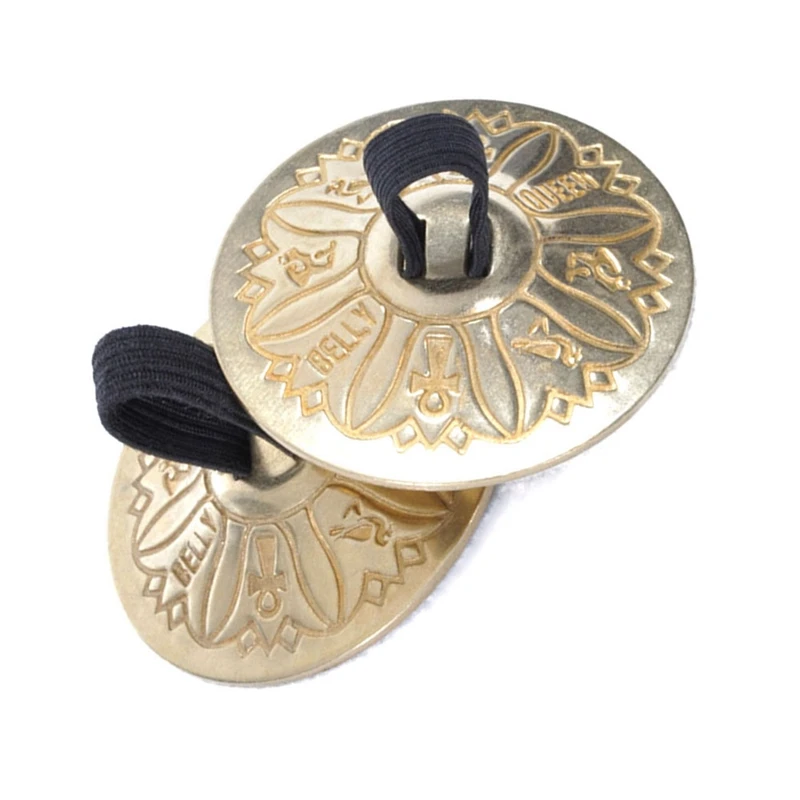 Пальцевые тарелки ручные для танца живота Zills с резинкой ударный музыкальный