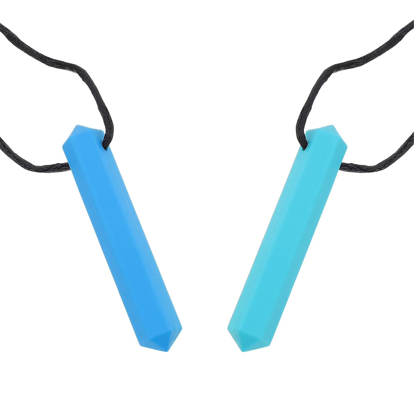 

2pcs Baby Infant Teether Pendants Chew Necklace Oral Teether Baby Teething Tools