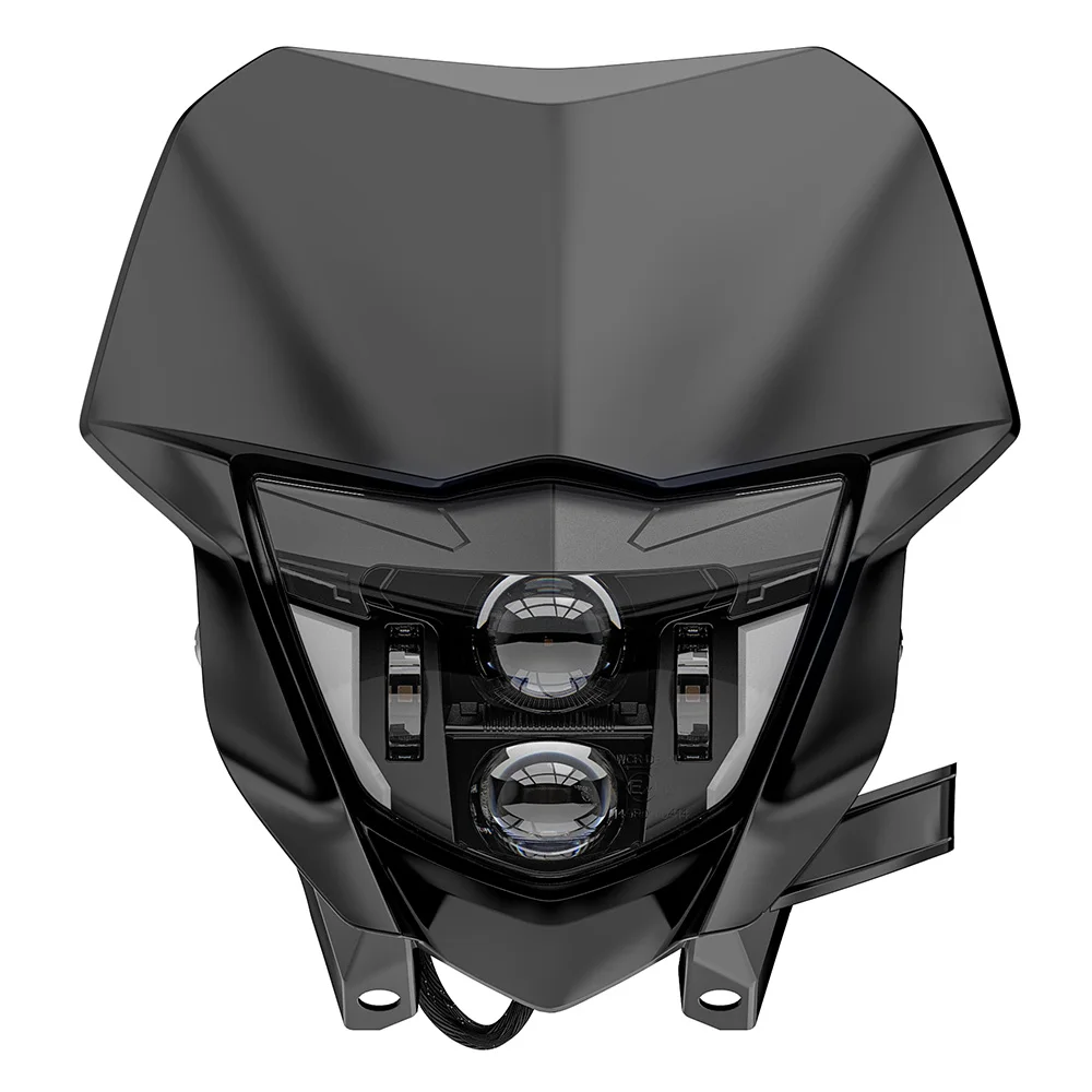 

E24 светодиодная фара для Yamaha WR450F WR250F WR 450 250 F 2014-2024 2025 мотоциклетная фара с обтекателем маски DRL