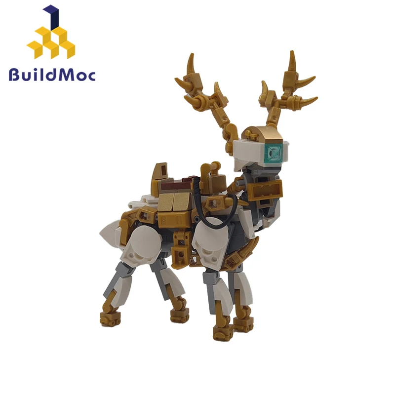 

Buildmoc Animals Mech Deer Robot Mecha MOC Set Building Blocks Kits Toys for Children Kids Gifts Toy 162PCS Bricks Animal