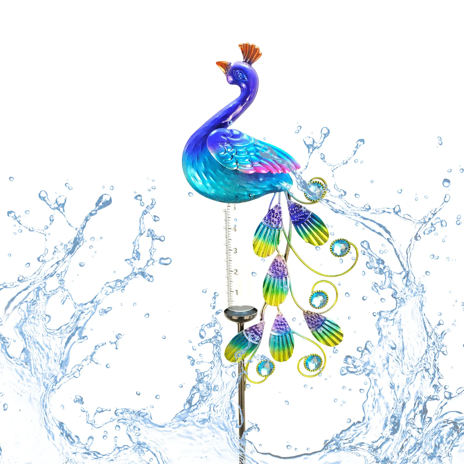 

Rain Gauge Outdoor Decorative Butterfly Rain Gauge Garden Decor Rain Gauges For Yards Garden Lawn Patio Pathway