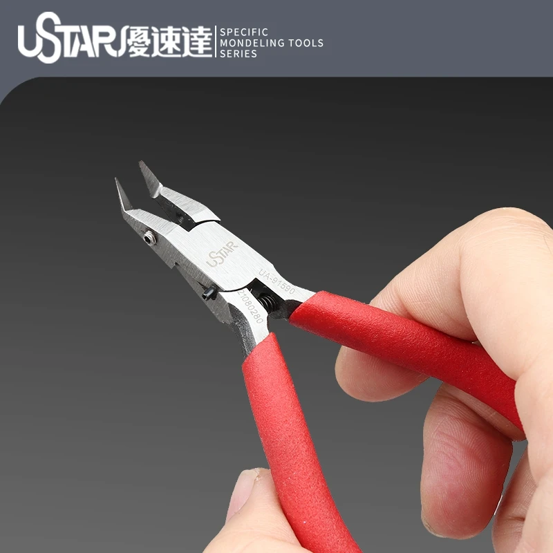 Ustar UA-91590 изогнутые плоскогубцы с одной кромкой ножницы инструменты для сборки