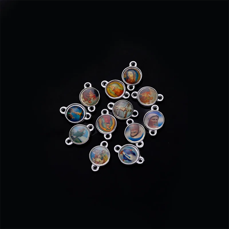 10 шт./стикер с изображением Святой середины католической медали Иисуса Марии