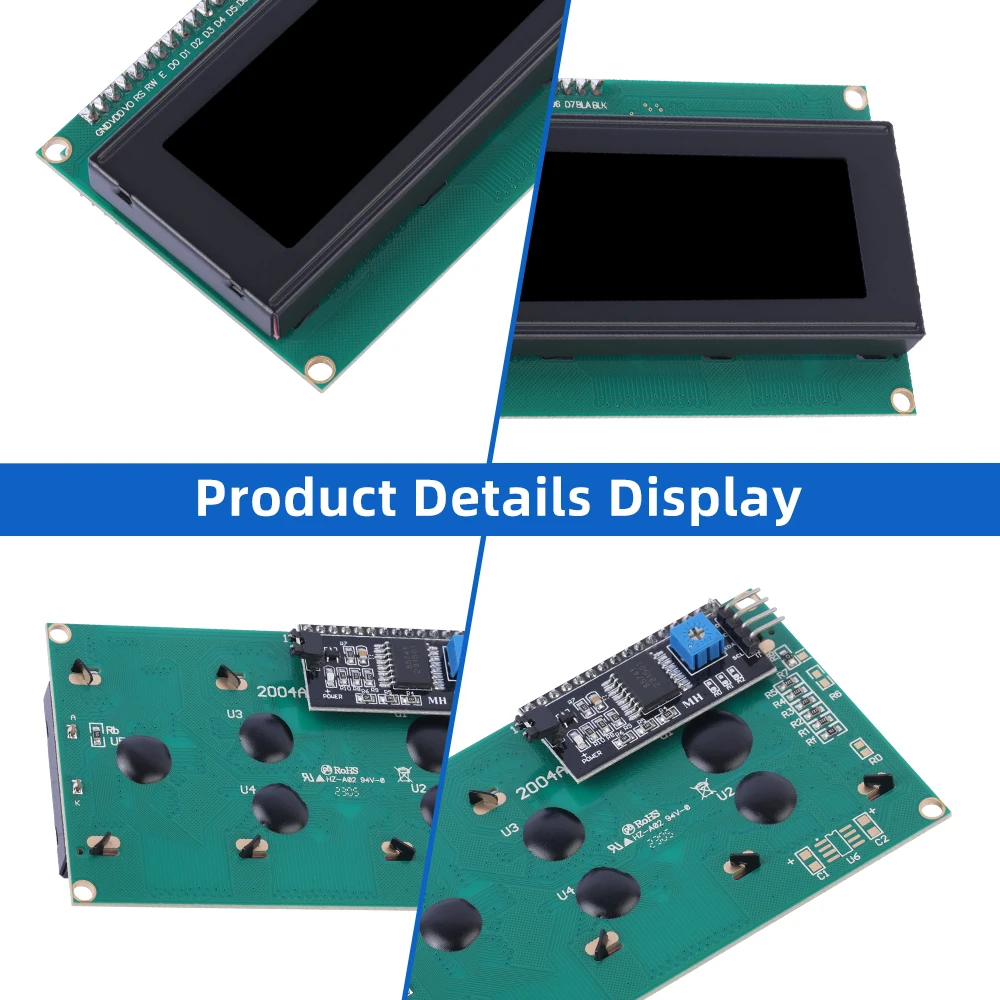 Русская BTN Черная пленка Синяя 2004A IIC Адаптерная плата LCM Дисплей Модуль Матричный