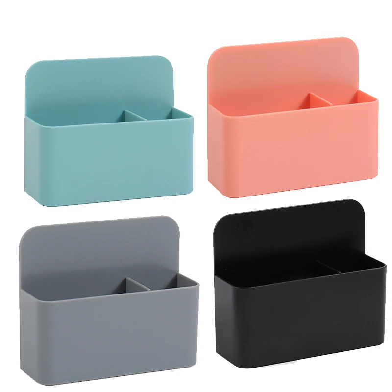 Magnetic Fridge Storage Box Holder Cans Marker Magnet Pencil Pen Desk Organizer Storage Accessory Plastic Office School Supplies