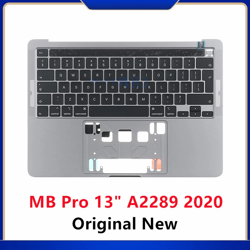 

Для Macbook Pro 13 "Retina A2289 Topcase Упор для рук TopCase US UK FR RU клавиатура сенсорная панель отслеживание батареи Чехлы