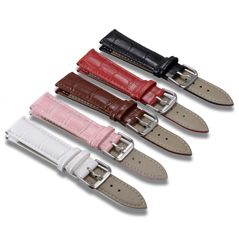 Genuine Leather Watchband 12mm-22mm Watchstraps Wristwatch Band Watch Straps High Quality
