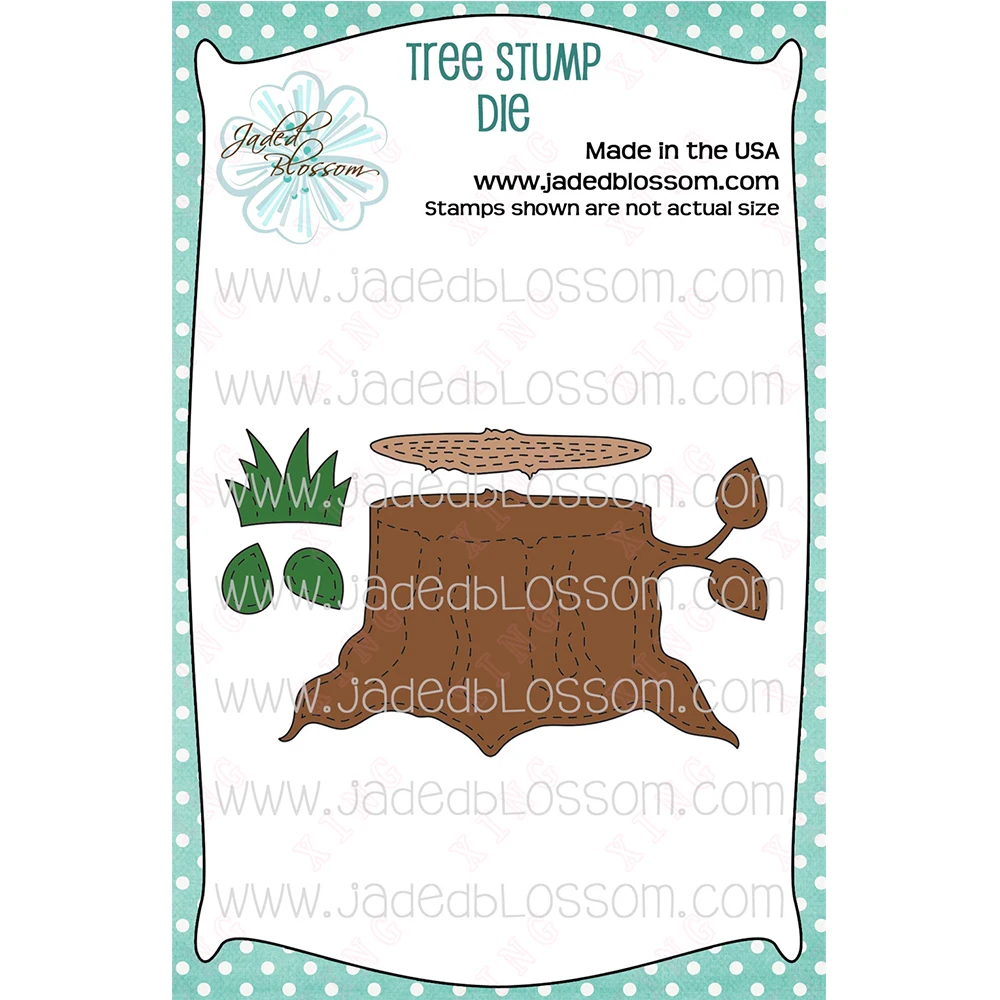 

New Arrival Tree Stump Die Decoration Embossing Metal Cutting Dies Craft Blade Punch Molds Diy Scrapbook Paper Reusable Template