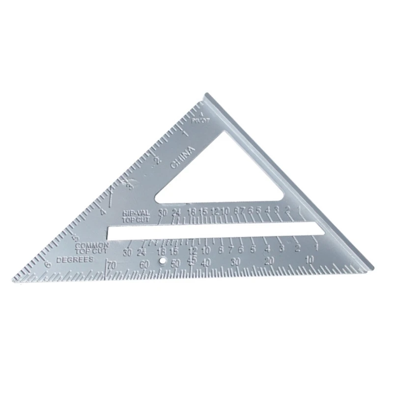 

Industrial Grade Triangular Ruler Square Carpenter Rule Aluminum Alloy Ruler High-Precision Measurer