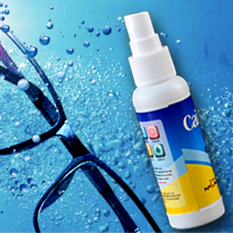 

50ml Glasses Lens Cleaner Wipe Phone Screen Nursing Liquid Sunglasses Cleaning Anti Fog Misting Dust Eyewear Cleaning Tool