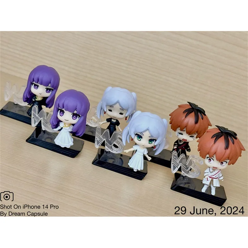 Фото Коллекционный набор аниме Bushiroad Gashapon Frieren — черно-белое платье, мини-фигурки, экшн-игрушки для взрослых и детей №4
