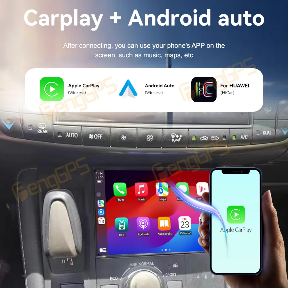 Автомобильный радиоприемник для Lexus CT200 CT200H CT 2012 - 2020 Android 2Din стереоприемник