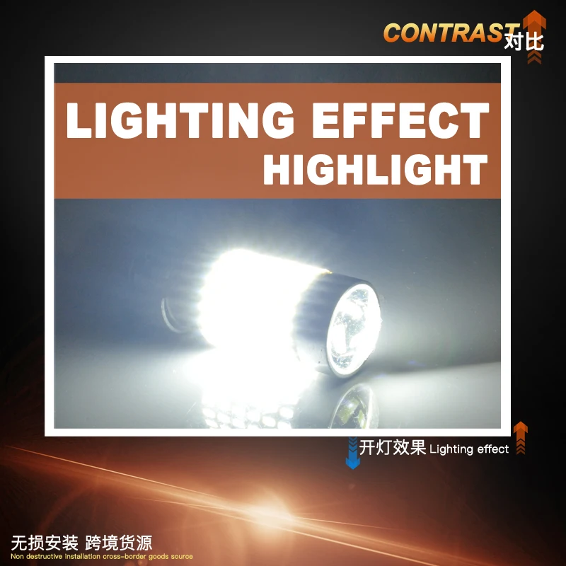 JIACHI 2 шт. W21/5 Вт T20 7443 7440 светодиодные лампы WY21W без ошибок 3014чип 144SMD авто тормозной