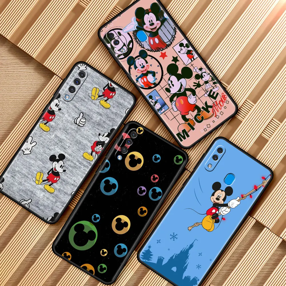 

Mickey And Minnie Soft Case for Samsung Galaxy A50 A70 A71 A10 A12 A51 A20e A30 M31 A22 Cell Phone Housing M30s Funda Cover