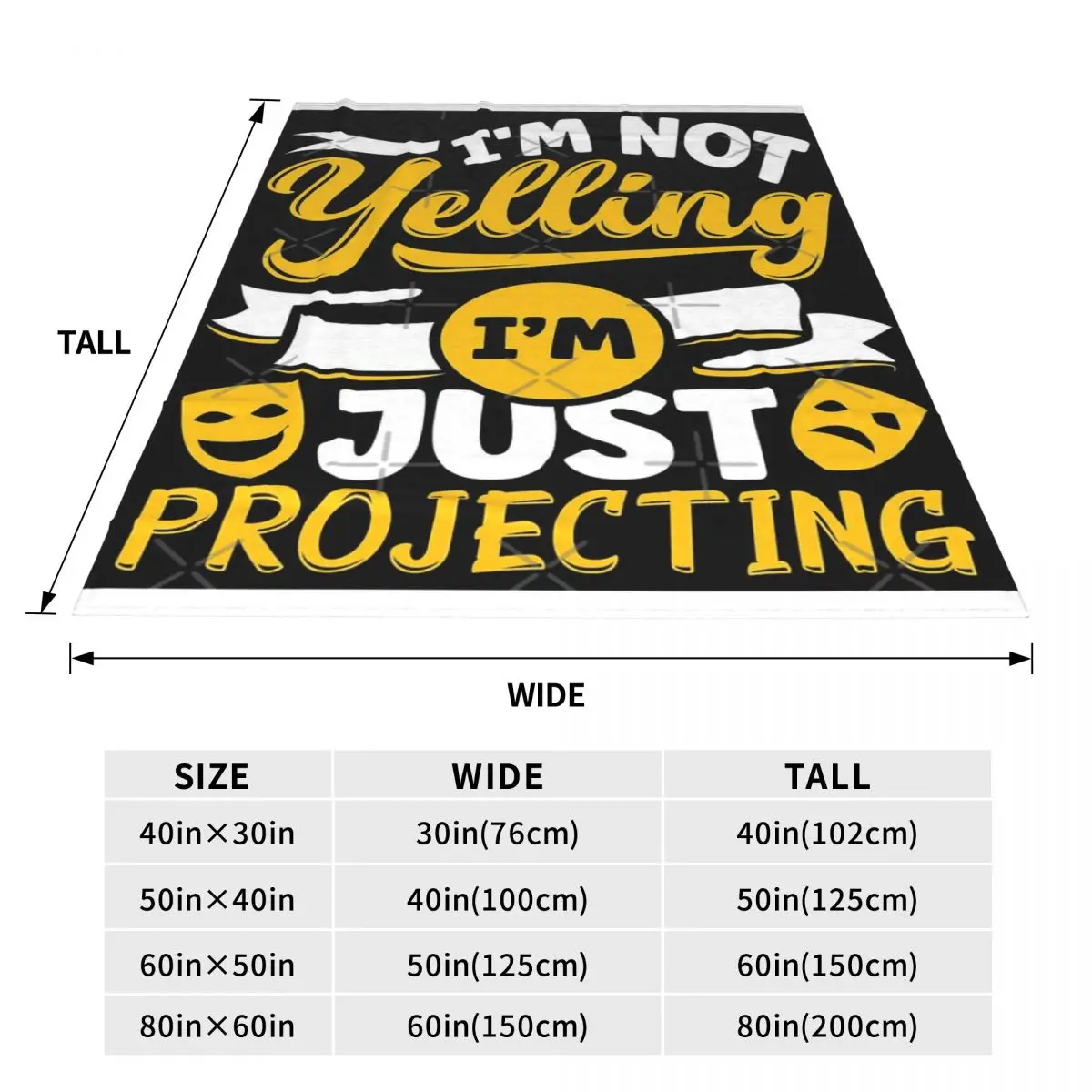 Забавное одеяло для кинотеатра стеспианизма забавное покрывало на кровать