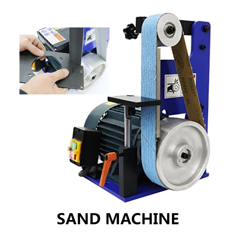 

Woodworking Polisher Sharpening Grinding Tools Industrial High Speed Mini Belt Sander Light Vertical Abrasive Belt Sander