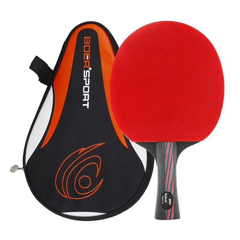 Tennis Racket Carbon Ping Pong Racket Horizontal Straight Gr