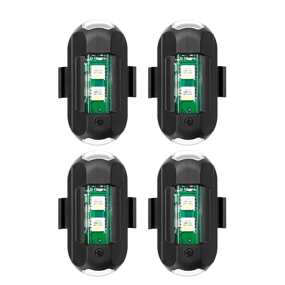 

7 Colors LED Anti-collision Warning Light Magnetic Vibration Sensing Lights For Bicycle Drone Motorcycle Turn Signal Indicator