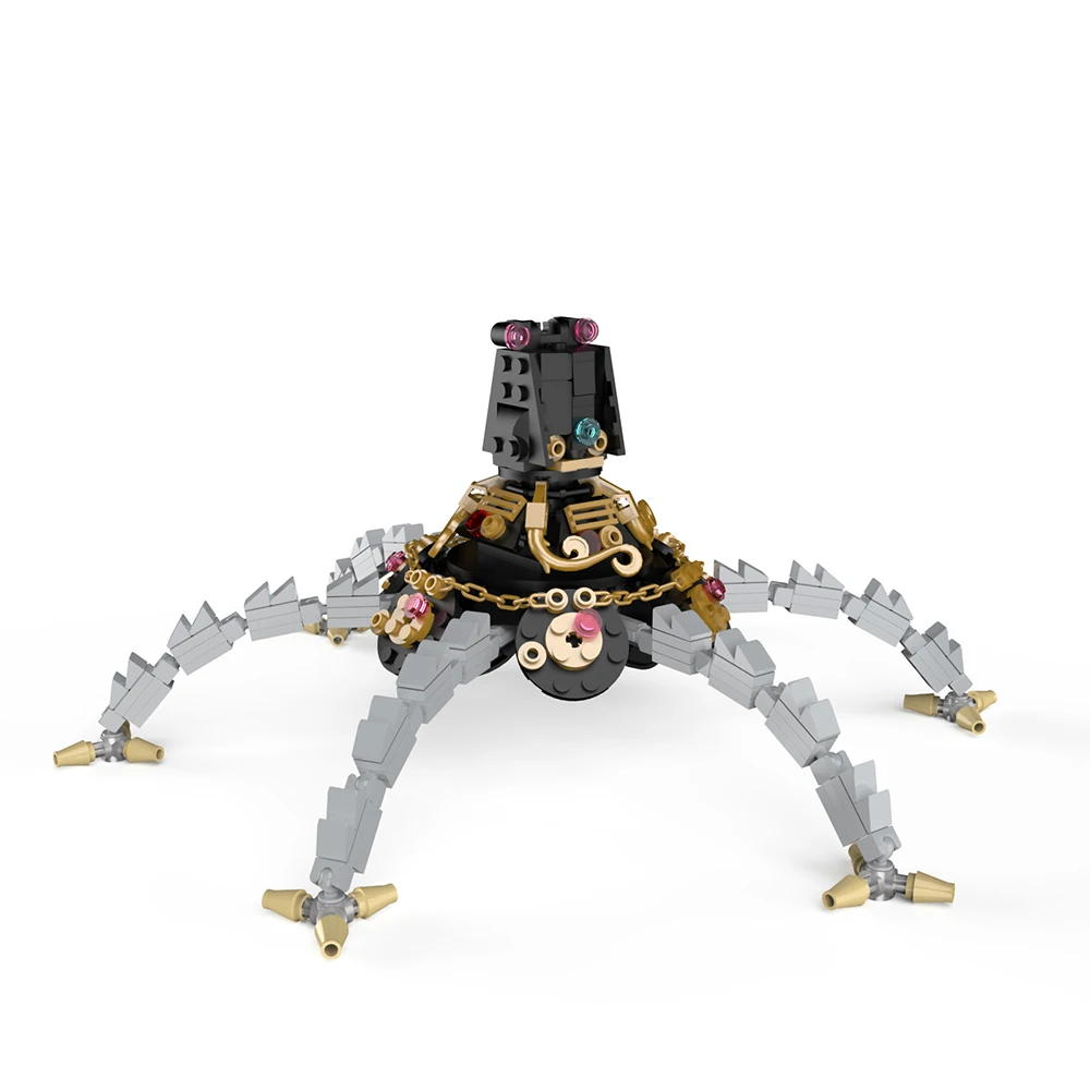 MOC робот-осьминог дыхание диких руин Реликтовый хранитель монстр сборные блоки