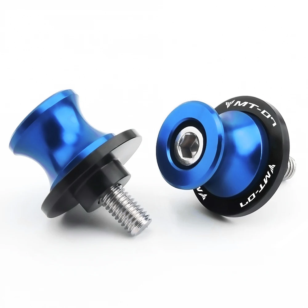 

С логотипом, 6 мм, слайдеры для катушек маятника для Yamaha Mt03 Mt07 Mt09 Mt10 Mt 03 07 09 10, аксессуары для мотоциклов